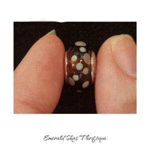 Pandora murano pink bubble charm